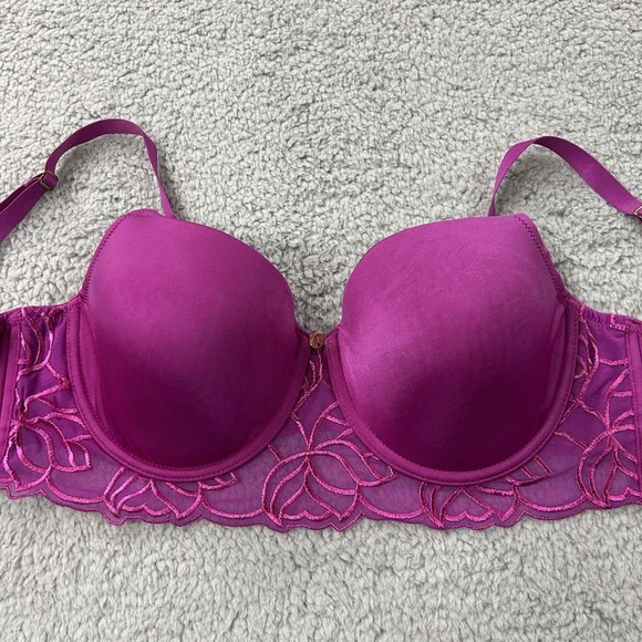 Natori Bra 32D Full Coverage 736054 Long Line Countour Reverie Bra - Picture 1 of 10